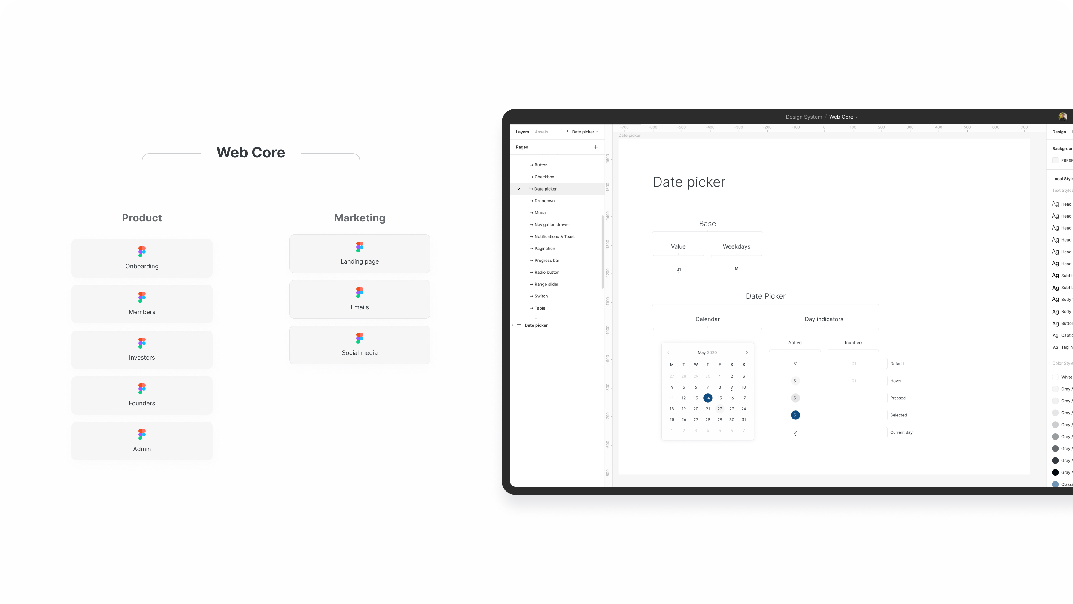 Design System Case study cover image Coming soon